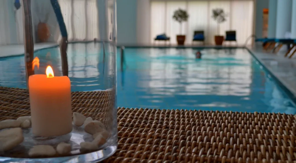 spa na piscina