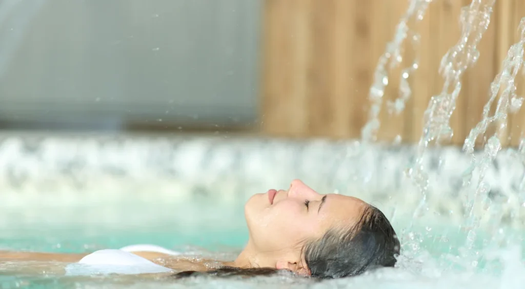 spa na piscina