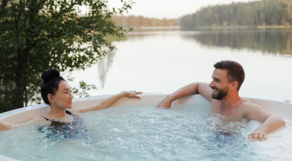spa na piscina