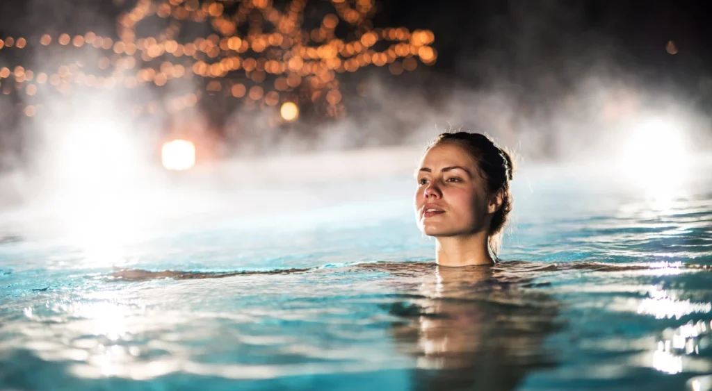aproveitar sua piscina no inverno