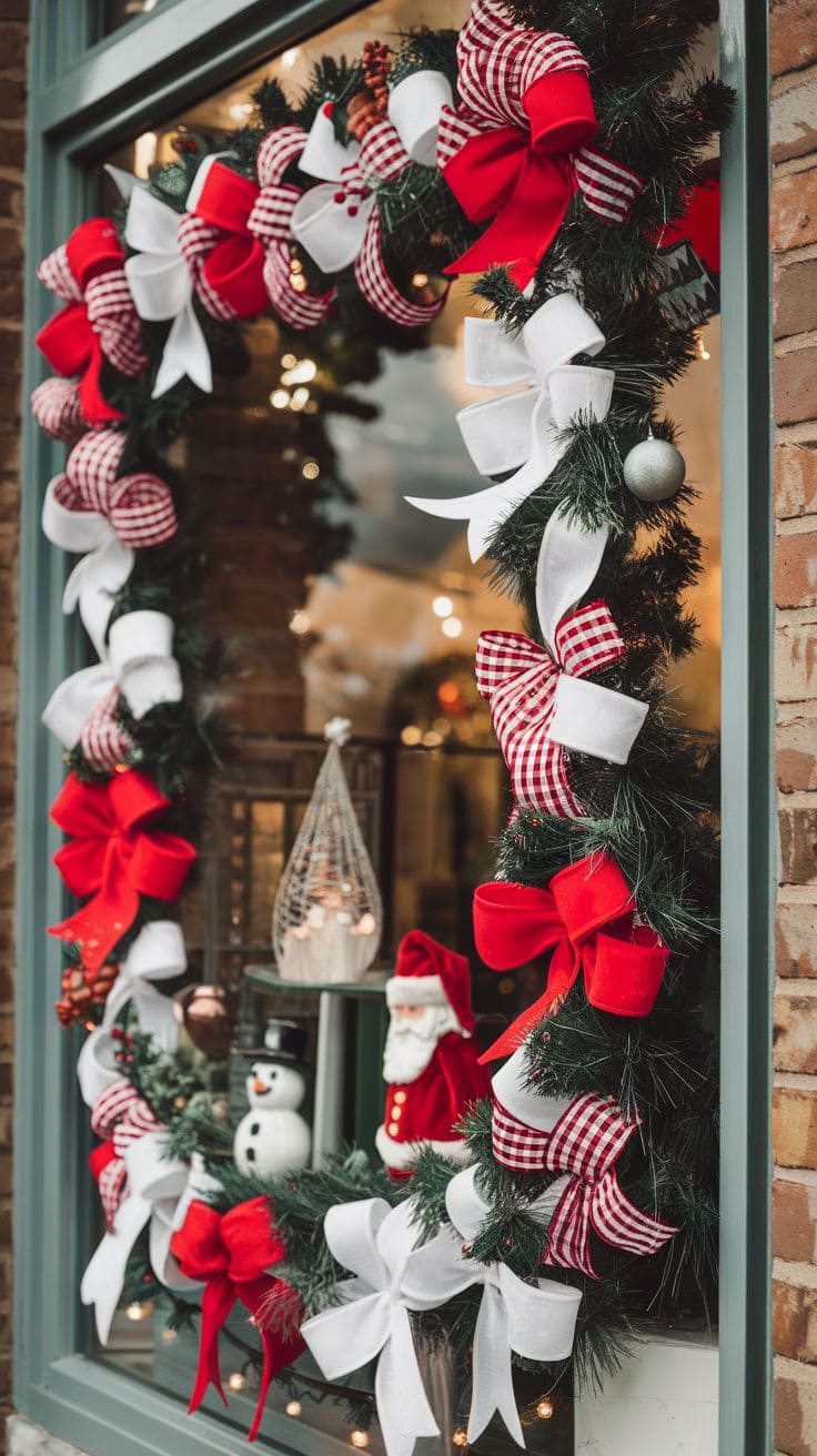 3 Decoração de janela de Natal 2