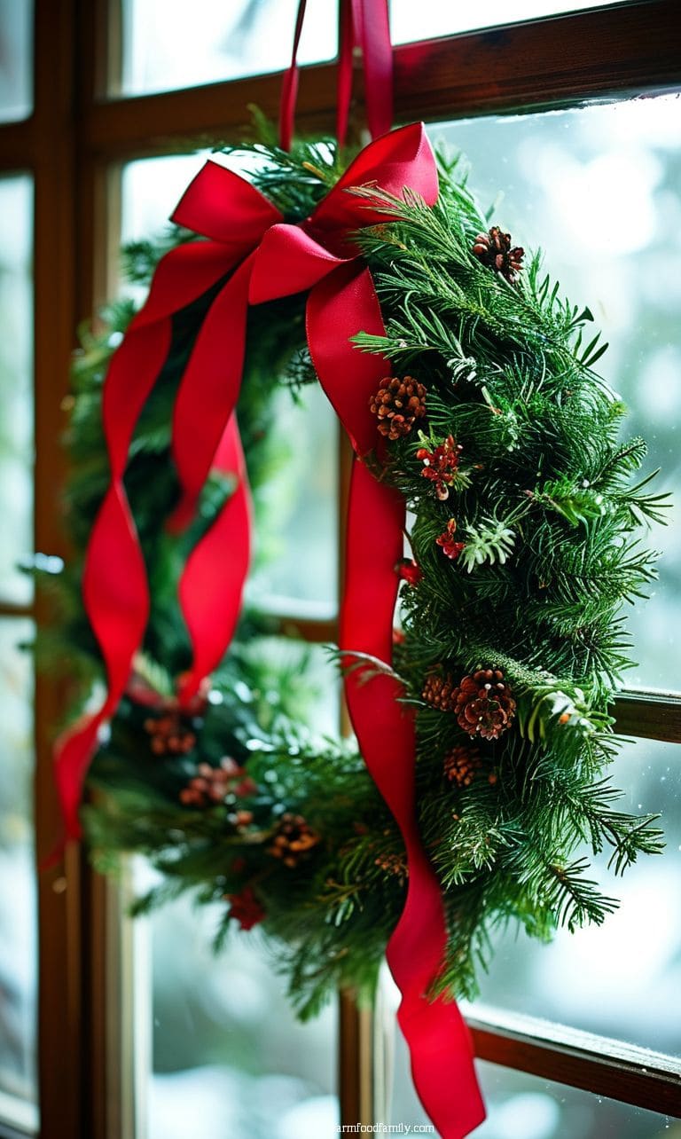 3 Decoração de janela de Natal