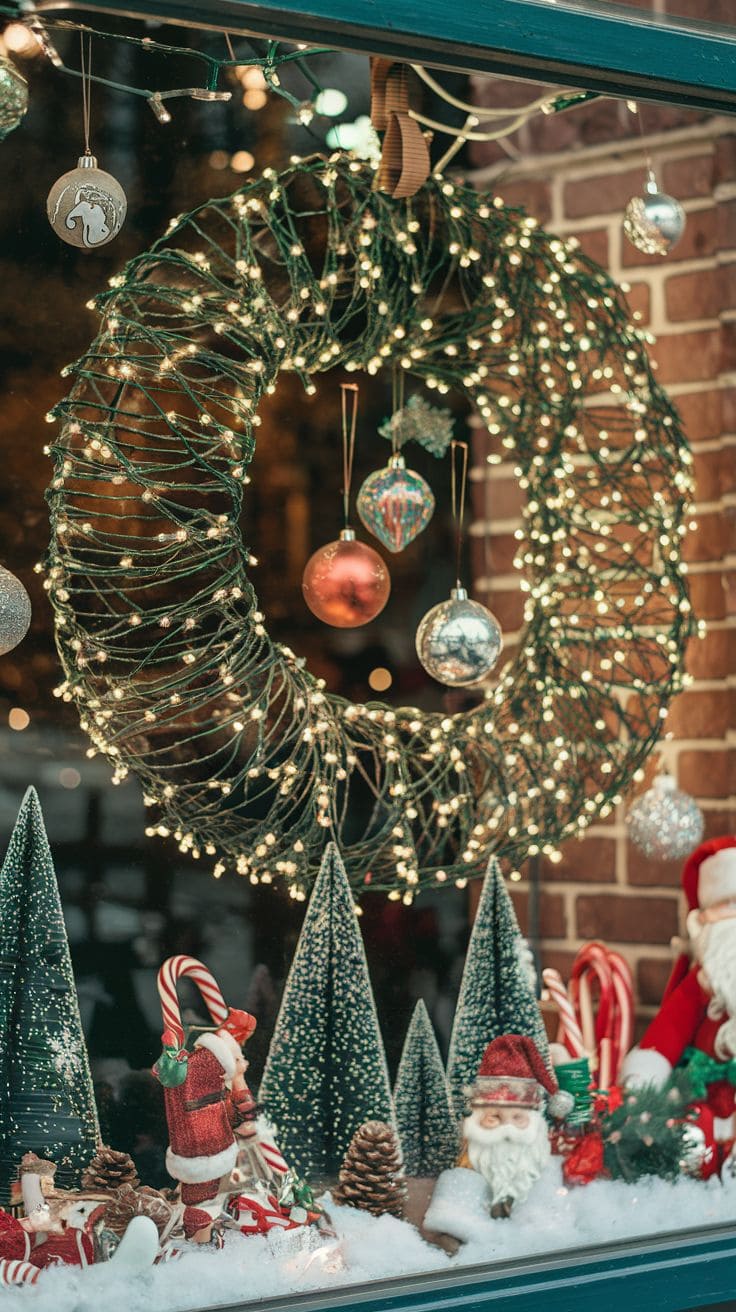 7 Decoração de janela de Natal 1