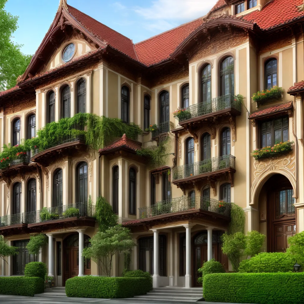 casa pintada art nouveau