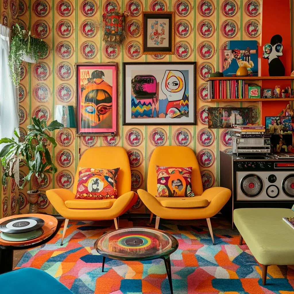 Salas retrô: 10 projetos cheios de estilo que homenageiam o passado 6 Salas retrô: 70 projetos cheios de estilo que homenageiam o passado