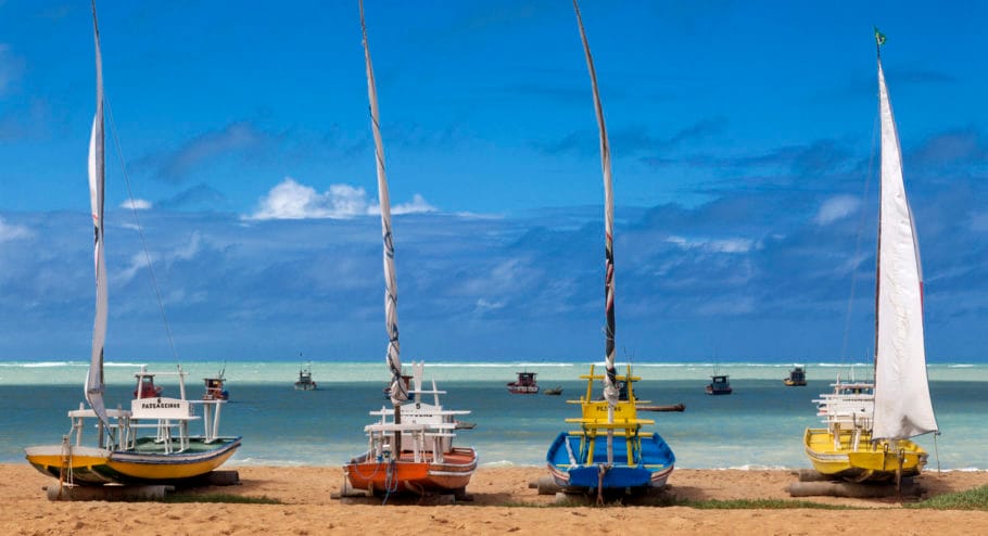 Praia Pajuçara em Maceió