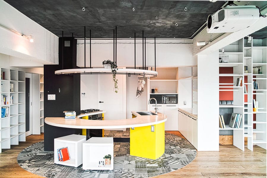 Idéias para um piso de cimentina e parquet n.7