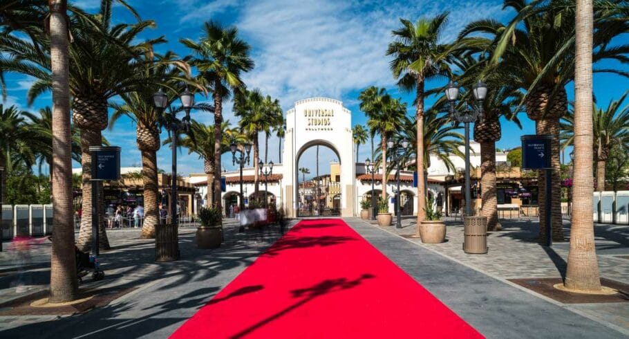Entrada do Universal Studios Hollywood, em Los Angeles