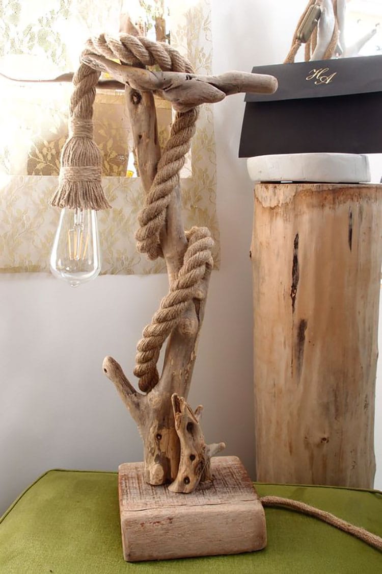 Lâmpada DIY para a casa à beira -mar 03