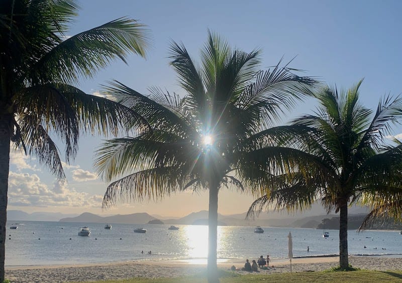 Trecho da Praia de Tabatinga em frente ao condomínio Costa Verde