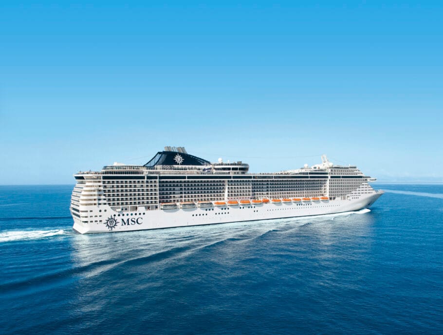 Navio da MSC Cruzeiros - promoção de Páscoa MSC Cruzeiros