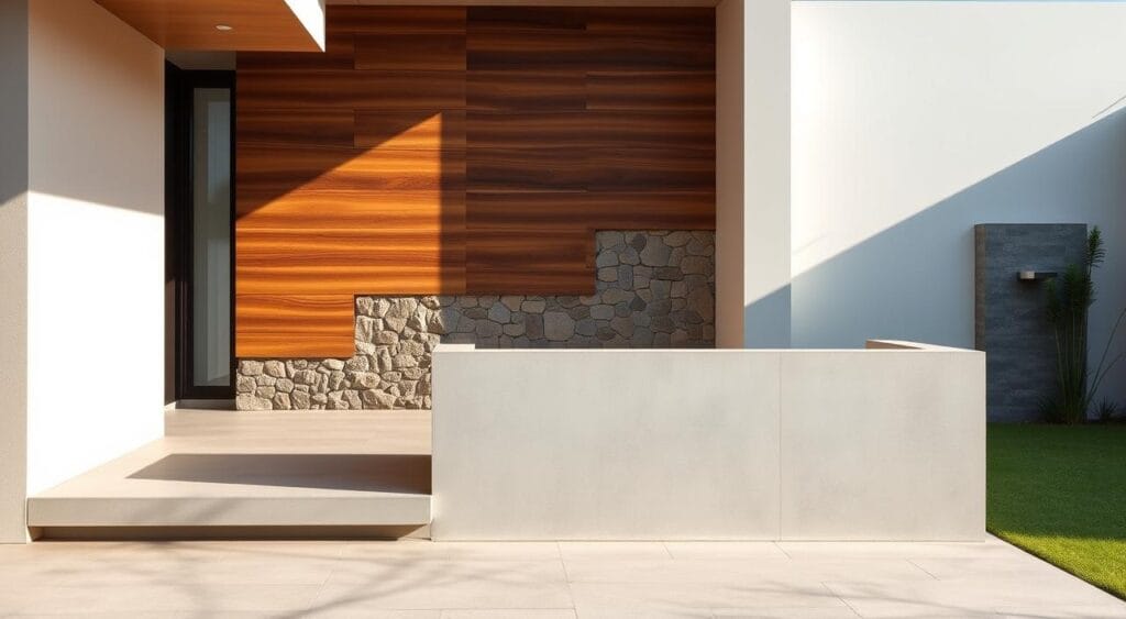 muros de casas simples e modernas