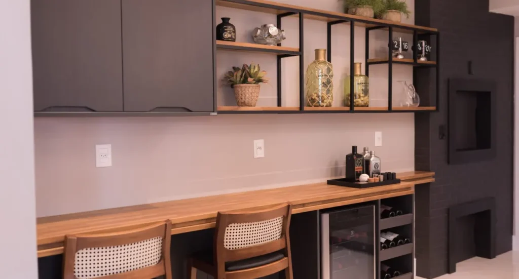Wine cellar setup