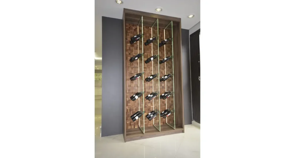 Wine cellar setup